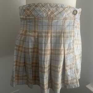 Urban Outfitters- Blue Plaid Mini Skirt